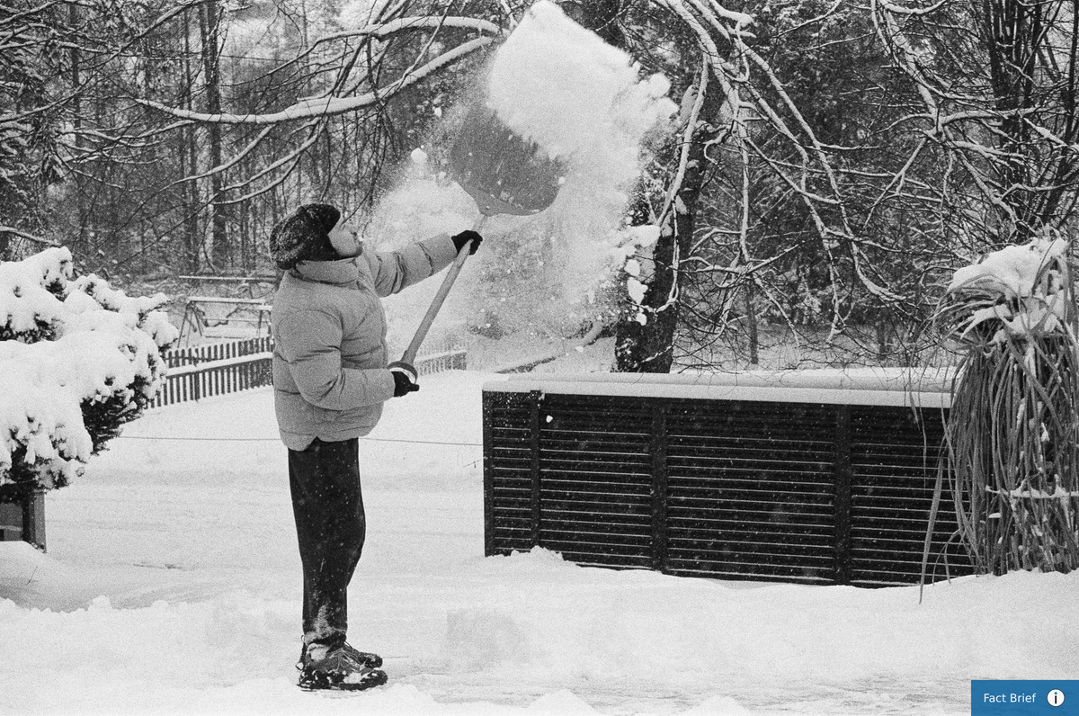 Are heart attacks from shoveling snow common?