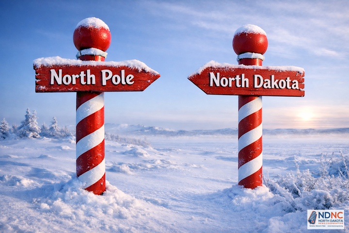Does North Dakota get colder than the North Pole?